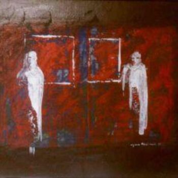 Peinture intitulée "Mise en relief" par Agnan Kroichvili, Œuvre d'art originale