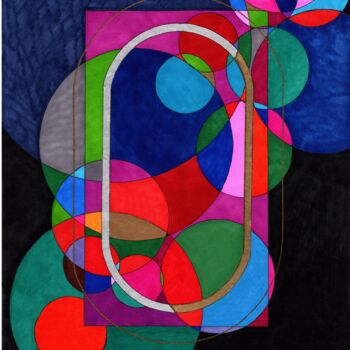 Drawing titled "Letter O from the "…" by Krughoff, Original Artwork, Ink