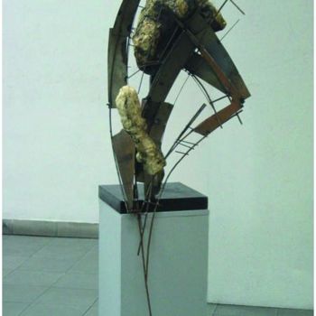 Sculpture titled ""Rozstanie" ("Trenn…" by Karolina Krukowska-Dral, Original Artwork, Mixed Media
