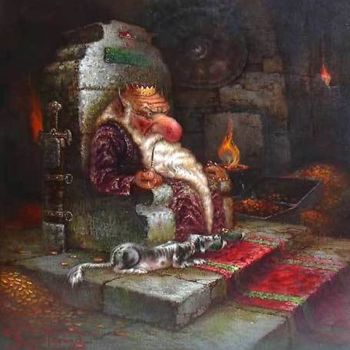 Картина под названием ""горный король"" - Dmitry Krutous, Подлинное произведение искусства