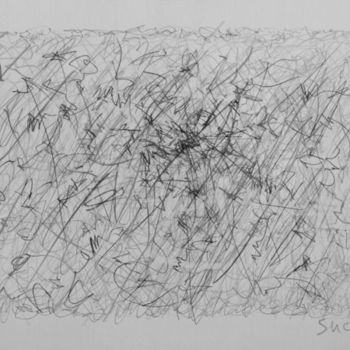 Dessin intitulée "Grass" par Krystof Suchy, Œuvre d'art originale