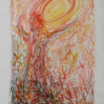 Drawing titled "Embrace The Light" by Krystof Suchy, Original Artwork