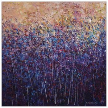 Malarstwo zatytułowany „Meadow” autorstwa Krzysztof Lozowski, Oryginalna praca, Akryl