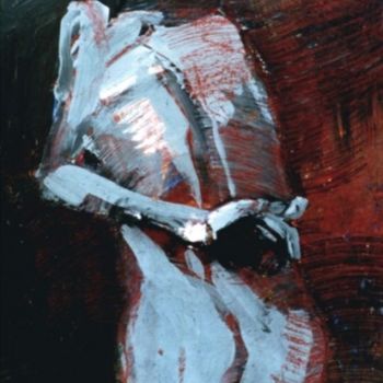 Malarstwo zatytułowany „Z tyłu” autorstwa Krzysztof Lozowski, Oryginalna praca
