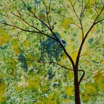 Pintura titulada "Wybierz swoje drzew…" por Krzysztof Lozowski, Obra de arte original