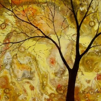 Pintura intitulada "Wybierz swoje drzew…" por Krzysztof Lozowski, Obras de arte originais