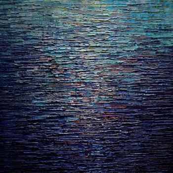 Painting titled "Water 174" by Krzysztof Lozowski, Original Artwork, Acrylic