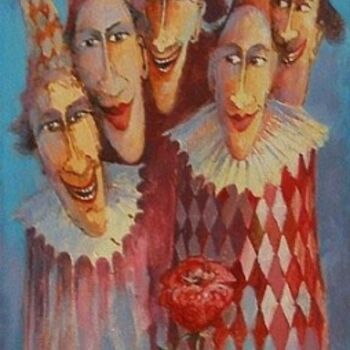 Malarstwo zatytułowany „Zaczarowan roza” autorstwa Krzysztof Lozowski, Oryginalna praca