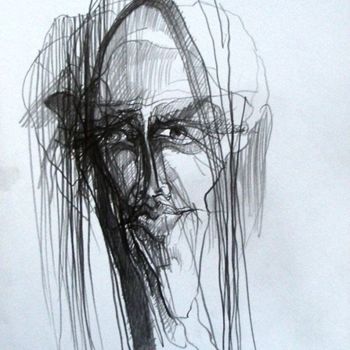 Drawing titled "Przyszli spodziewan…" by Krzysztof Lozowski, Original Artwork