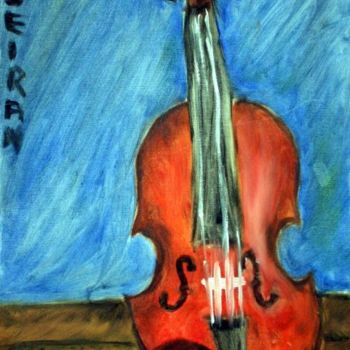 Peinture intitulée "violon" par Kseiran, Œuvre d'art originale, Autre