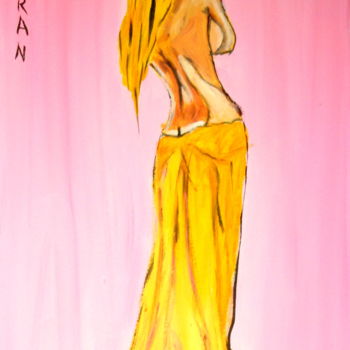 Painting titled "la belle dame" by Kseiran, Original Artwork, Oil