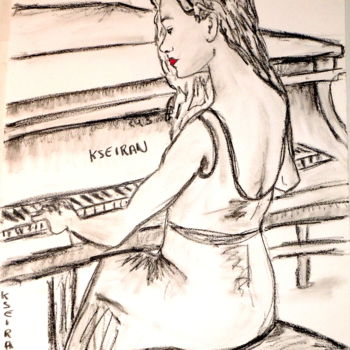 Zeichnungen mit dem Titel "kseiran keusseyan s…" von Kseiran, Original-Kunstwerk, Pastell