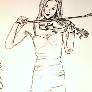 Disegno intitolato "kseiran keusseyan s…" da Kseiran, Opera d'arte originale, Pastello