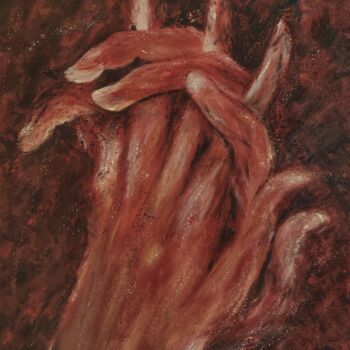 Ζωγραφική με τίτλο "Лови волну" από Ксения Давыдова, Αυθεντικά έργα τέχνης, Ακρυλικό