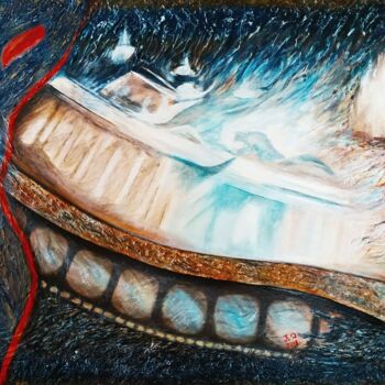Картина под названием "Невский Белт" - Ксения Давыдова, Подлинное произведение искусства, Акрил