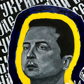 Malarstwo zatytułowany „Все буде Україна” autorstwa Ksenia Volkova, Oryginalna praca, Akryl