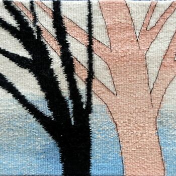 "naked trees" başlıklı Tablo Kseniia Hopko tarafından, Orijinal sanat, Kavaviçe Ahşap panel üzerine monte edilmiş