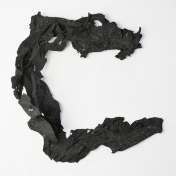 Sculpture titled "Burning I" by Kseniya Oudenot, Original Artwork, Plastic