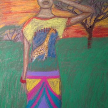 Peinture intitulée "Africa" par Ksuta, Œuvre d'art originale