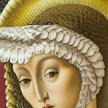 Painting titled "Elizabeth" by Kubelskyi Ruslan, Original Artwork, Acrylic