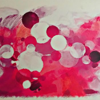Painting titled "Bubbles" by D.Arts, Original Artwork, Acrylic