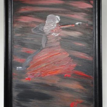 Schilderij getiteld "Tango 1" door Sergey Kuimov, Origineel Kunstwerk, Olie