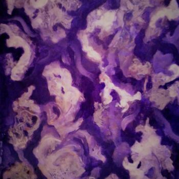 Painting titled "VIOLETTA" by Kulhaneck, Original Artwork, Acrylic