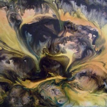 Peinture intitulée "ENFER" par Kulhaneck, Œuvre d'art originale, Autre