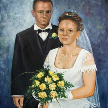 Pintura intitulada "Sr. e Sra Tyliccy" por Josef  G. V. Kulig, Obras de arte originais
