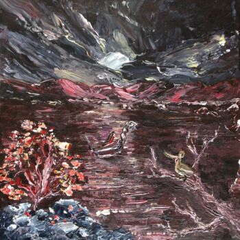 Pittura intitolato "#3 Мейра и плодород…" da Nadya Kulikova, Opera d'arte originale, Acrilico