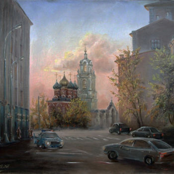Painting titled "Временное и вечное" by Nikolai Kulygin, Original Artwork, Oil