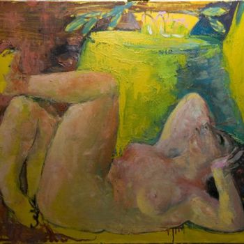 Ζωγραφική με τίτλο "Nude" από Gagik Kurginyan, Αυθεντικά έργα τέχνης