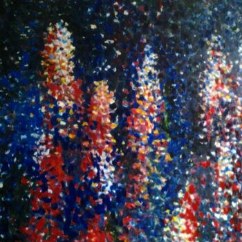 Картина под названием "На пороге ночи" - Андрей Клюйко, Подлинное произведение искусства, Масло