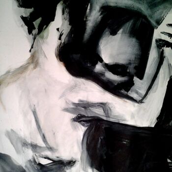 Peinture intitulée "Tango passion" par Andrei Kliuiko, Œuvre d'art originale, Aquarelle