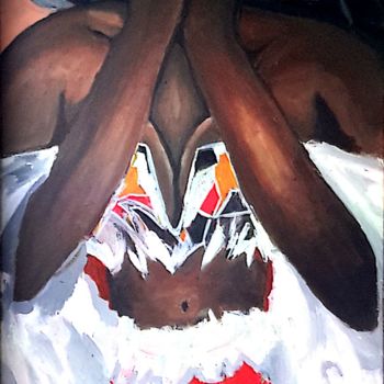 Painting titled ""Skeptics"" by Kwasi Adom-Frimpong, Original Artwork, Acrylic