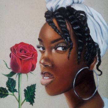 图画 标题为“Beauty IS .... Conf…” 由Kanga Conte, 原创艺术品, 铅笔