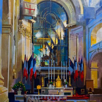 Painting titled "st louis" by Kwon, Original Artwork, Acrylic