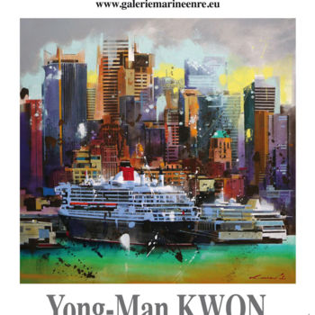 Pittura intitolato "affiche-kwon-14-jpe…" da Kwon, Opera d'arte originale