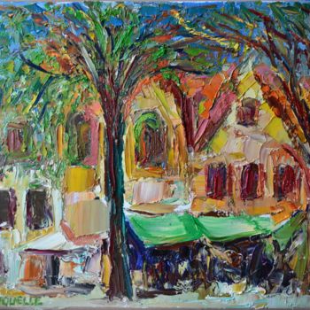 Painting titled "Bruges" by Kybalion, Original Artwork, Oil