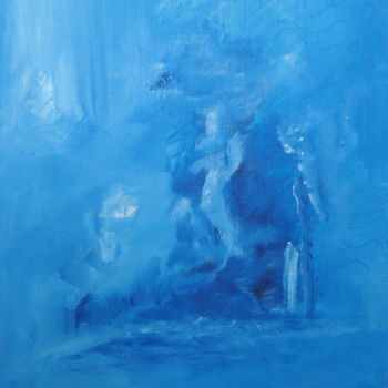 Painting titled "Méditerranée" by Kyna De Schouël, Original Artwork, Acrylic