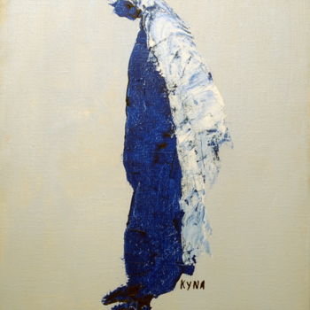 Painting titled "Fatima" by Kyna De Schouël, Original Artwork, Acrylic