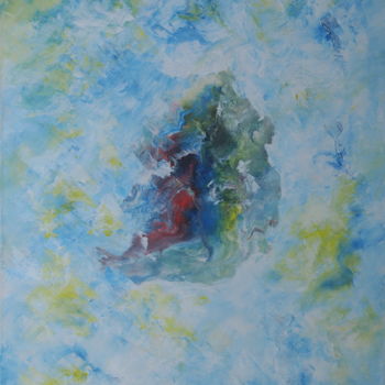 Peinture intitulée "Le nid" par Kyna De Schouël, Œuvre d'art originale, Acrylique