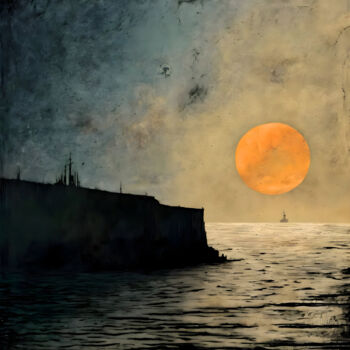 Digital Arts titled "Port of Constanca" by Kyozai, Original Artwork, AI generated image