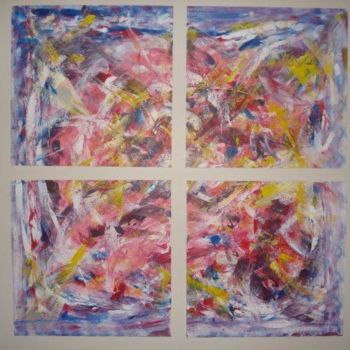 Painting titled "Symphonie de couleu…" by Kyria, Original Artwork