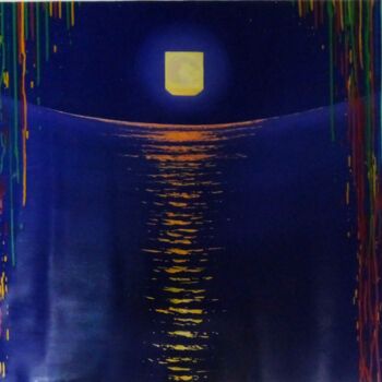 Pittura intitolato "seascape, odessa, s…" da Kyrylo Bondarenko, Opera d'arte originale, Acrilico