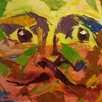 Painting titled "Salvador Dali" by Kyrylo Bondarenko, Original Artwork, Acrylic