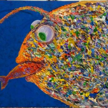 Pintura intitulada "fish" por Kyrylo Bondarenko, Obras de arte originais, Acrílico