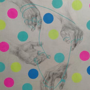 Картина под названием "Jeff Koons" - Kyrylo Bondarenko, Подлинное произведение искусства, Акрил