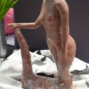 Sculpture intitulée "068_MORGANE (Fille…" par L'Atelier De Nanou, Œuvre d'art originale, Terre cuite