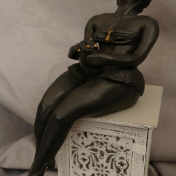 Escultura titulada "084_LANAH" por L'Atelier De Nanou, Obra de arte original, Terracota